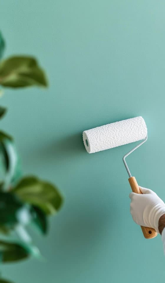 Interior paint prep work