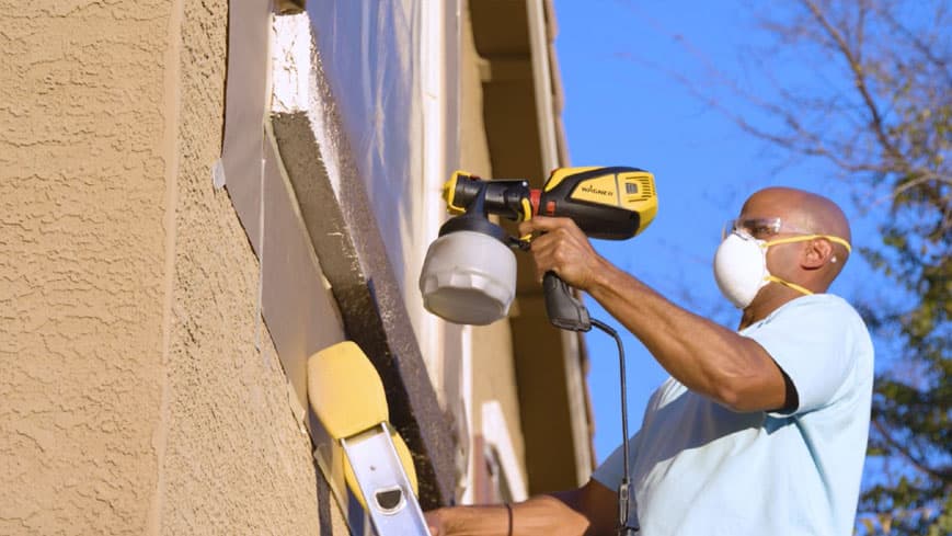 Spray-Applied Exterior Painting